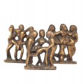 RAR: figurine erotice Kama Sutra. bronz. secolul XIX. India 